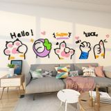  Tranh mica dán tường Hello Mèo Cào Tường trang trí Cửa Hàng, Shop Thú Cưng 