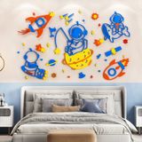  Tranh mica EPeBen dán tường nổi 3d hình Phi Hành Gia cùng hành tinh decor trang trí Phòng ngủ cho bé, Phòng học Mẫu giáo 