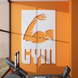  Tranh mica EPeBen dán tường nổi 3d hình Vẻ đẹp thể hình decor trang trí Phòng khách, Phòng ngủ, Phòng giải trí, Cửa hàng 