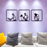  Tranh mica EPeBen dán tường nổi 3d hình Cặp Đôi Ấm Áp decor trang trí Phòng Ngủ, Phòng Cưới 