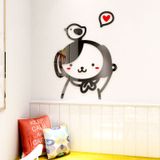  Tranh mica EPeBen dán tường nổi 3d hình Mèo Chó Thỏ dễ thương Dán Cửa decor trang trí mầm non, phòng cho bé 