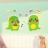 Tranh Fomex EPeBen dán tường nổi 3d Hình Chú Dino Ngọt Ngào decor trang trí Phòng cho bé, Phòng khách, Mẫu giáo 