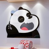  Tranh mica EPeBen dán tường nổi 3d hình Gáu Trúc Vịt Con decor trang trí Phòng Cho Bé, Mầm Non 