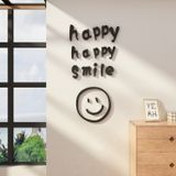  Tranh mica EPeBen dán tường nổi 3d hình Happy Happy Smile decor trang trí Phòng Ngủ, Phòng Khách 