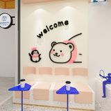  Tranh mica EPeBen dán tường nổi 3d hình dán động vật dễ thương decor trang trí Phòng ngủ cho bé, Cửa hàng, Mẫu giáo 