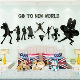  Tranh mica EPeBen dán tường nổi 3d hình Thế giới one piece decor trang trí Phòng ngủ, Mầm non, Phòng Game Thủ 