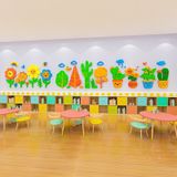  Tranh mica EPeBen dán tường nổi 3d hình Cây Hoa decor trang trí Phòng cho bé, Phòng học, Cầu thang lớp mẫu giáo, Chân Tường 