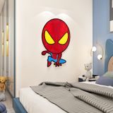  Tranh mica EPeBen dán tường nổi 3d hình Thế giới siêu anh hùng Marvel decor trang trí Phòng ngủ cho bé, Lớp Học Mẫu giáo 
