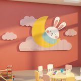  Tranh Fomex EPeBen dán tường nổi 3d Hình Doremon và Thỏ decor trang trí Phòng cho bé, Phòng ngủ, Phòng Học, Mẫu giáo 