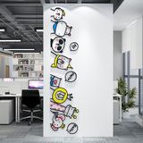  Tranh mica EPeBen dán tường nổi 3d hình con vật thú nghiêng đầu Hi Hello decor trang trí Phòng Cho Bé, Phòng Làm Việc 