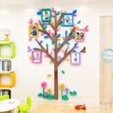  Tranh mica EPeBen dán tường nổi 3d hình Cây trái tim chim khỉ khung ảnh Kỷ Niệm decor trang trí Mầm Non, Mẫu Giáo 