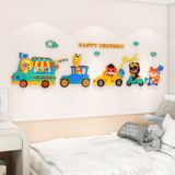  Tranh mica EPeBen dán tường nổi 3d hình Hành trình vui vẻ decor trang trí Phòng cho bé, Phòng ngủ, Phòng khách, Mẫu giáo 