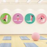  Tranh Fomex EPeBen dán tường nổi 3d Hình Cô Gái Tập Yoga decor trang trí Phòng Thể Dục,Phòng Yoga,Phòng Gym 