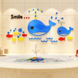  Tranh mica EPeBen dán tường nổi 3d Những chú cá voi trang trí Phòng cho bé, Phòng ngủ 