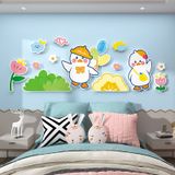  Tranh Fomex EPeBen dán tường nổi 3d Hình Những Chú Vịt Vui Vẻ decor trang trí Phòng cho bé, Phòng ngủ, Mẫu giáo 