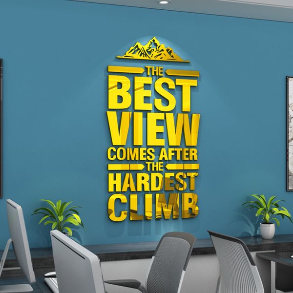  Tranh mica EPeBen dán tường nổi 3d hình best view Tạo Động Lực decor trang trí Văn Phòng, Phòng Làm Việc 