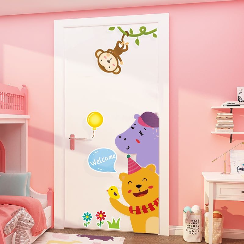  Tranh Fomex EPeBen dán tường nổi 3d Hình Tình bạn động vật decor trang trí Phòng ngủ cho bé, Phòng khách, Mẫu giáo 