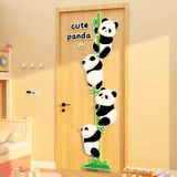  Tranh Fomex EPeBen dán tường nổi 3d Hình Gấu Trúc Đáng yêu decor trang trí Phòng cho ngủ bé, Phòng khách, Mẫu giáo 