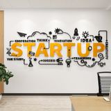  Tranh mica EPeBen dán tường nổi 3d hình Khẩu Hiệu khởi nghiệp ý tưởng start up idea decor trang trí Văn Phòng, Công Ty 
