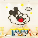  Tranh mica EPeBen dán tường nổi 3d hình Mikey ngủ say décor, trang trí Phòng ngủ, Phòng cho bé, Mẫu giáo, Phòng khách 