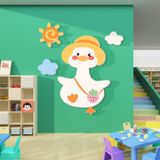  Tranh Fomex EPeBen dán tường nổi 3d Hình Những chú vịt con decor trang trí Phòng ngủ, Phòng khách, Mẫu giáo 