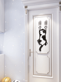  Tranh mica EPeBen dán tường nổi 3d hình Con Mèo Cào decor trang trí Phòng Ngủ, Dán Cửa 