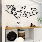  Tranh mica EPeBen dán tường nổi 3d Những chú cho vui vẻ trang trí Phòng cho bé, Phòng khách 