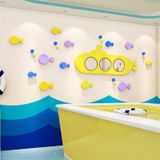  Tranh mica EPeBen dán tường nổi 3d Thám hiểm Đại dương trang trí Phòng cho bé, Phòng ngủ 