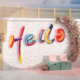  Tranh Fomex EPeBen dán tường nổi 3d Hình Welcome Decor Trang Trí Quán Trà Sữa, Quán Cà Phê, Nhà Hàng, Quán Ăn 