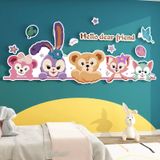  Tranh Fomex EPeBen dán tường nổi 3d Hình Tình bạn bất diệt decor trang trí Phòng cho bé, Phòng khách, Mẫu giáo 