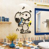  Tranh mica EPeBen dán tường nổi 3d hình Chú chó Snoopy vui nhộn decor trang trí Phòng ngủ cho bé, Phòng khách, Mẫu giáo 