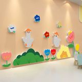  Tranh Fomex EPeBen dán tường nổi 3d Hình Mùa hè rực rỡ decor trang trí Phòng khách, Phòng cho bé, Phòng ngủ, Mẫu giáo 