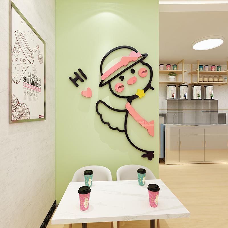  Tranh mica EPeBen dán tường nổi 3d hình dán động vật dễ thương decor trang trí Phòng ngủ cho bé, Cửa hàng, Mẫu giáo 