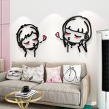  Tranh mica EPeBen dán tường nổi 3d Tình yêu nhỏ bé trang trí Phòng ngủ, Phòng khách 