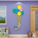  Tranh mica EPeBen dán tường nổi 3d hình Trang trí hình bóng bay decor trang trí Phòng ngủ cho bé, Lớp Học Mẫu Giáo 