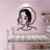  Tranh mica EPeBen dán tường nổi 3d hình Cô Gái phong cách decor trang trí Phòng Khách, Phòng Ngủ 