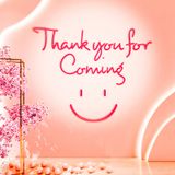  Tranh mica EPeBen dán tường nổi 3d hình Thank You For Coming decor trang trí Cửa Hàng, Quán Trà Sữa 
