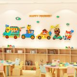  Tranh mica EPeBen dán tường nổi 3d hình Hành trình vui vẻ decor trang trí Phòng cho bé, Phòng ngủ, Phòng khách, Mẫu giáo 