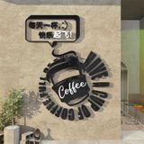  Tranh mica EPeBen dán tường nổi 3d hình Have A Cup Of Coffee decor trang trí Quán Cafe, Trà Sữa 