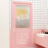  Tranh mica EPeBen dán tường nổi 3d Chú mèo lười trang trí Phòng cho bé, Phòng khách 