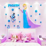  Tranh mica EPeBen dán tường nổi 3d hình công chúa Elsa, Sofia decor trang trí Phòng ngủ cho bé, Phòng học, Mẫu giáo 
