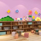  Tranh Fomex EPeBen dán tường nổi 3d Hình Mùa hè rực rỡ decor trang trí Phòng khách, Phòng cho bé, Phòng ngủ, Mẫu giáo 