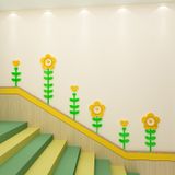  Tranh mica EPeBen dán tường nổi 3d Vườn Hoa Tình Yêu trang trí Phòng ngủ, Phòng khách,Mầm Non 