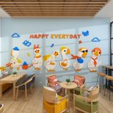  Tranh mica EPeBen dán tường nổi 3d hình Vịt Nhỏ Đáng Yêu decor trang trí Phòng ngủ cho bé, Phòng khách, Lớp Học Mẫu giáo 