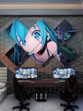  Tranh Fomex EPeBen dán tường nổi 3d Hình Nhân Vật Ảo Decor Trang Trí Quán Net Phòng Chơi Game Tường Cyber Game 