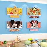  Tranh Fomex EPeBen dán tường nổi 3d Hình Mickey và những người bạn decor trang trí Phòng cho bé, Phòng ngủ, Mẫu giáo 