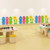  Tranh mica EPeBen dán tường nổi 3d hình cây hoa trái tim Dán Chân Tường decor trang trí Mầm Non, Mẫu Giáo, Chân Tường 