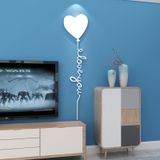  Tranh mica EPeBen dán tường nổi 3d hình I Love You Bóng Trái Tim decor trang trí Phòng Ngủ, Nhà Đẹp 