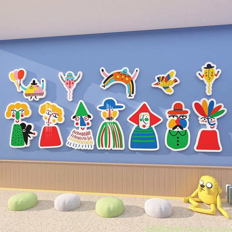  Tranh Fomex EPeBen dán tường nổi 3d Hình Nghệ thuật rực rỡ decor trang trí Phòng cho bé, Phòng ngủ, Mẫu giáo 