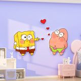  Tranh Fomex EPeBen dán tường nổi 3d Hình Bọt Biển Tinh Nghịch decor trang trí Phòng cho ngủ bé, Phòng khách, Mẫu giáo 